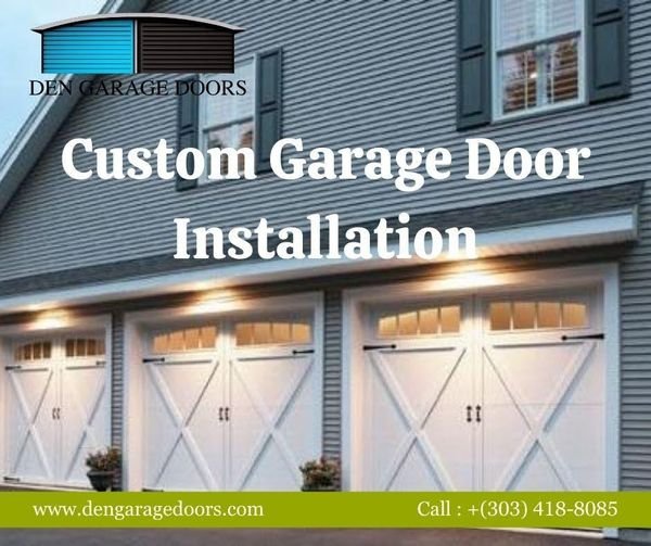 custom garage door installation