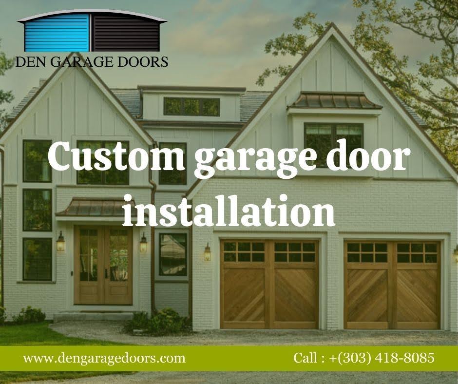 custom garage door installation Castle Rock