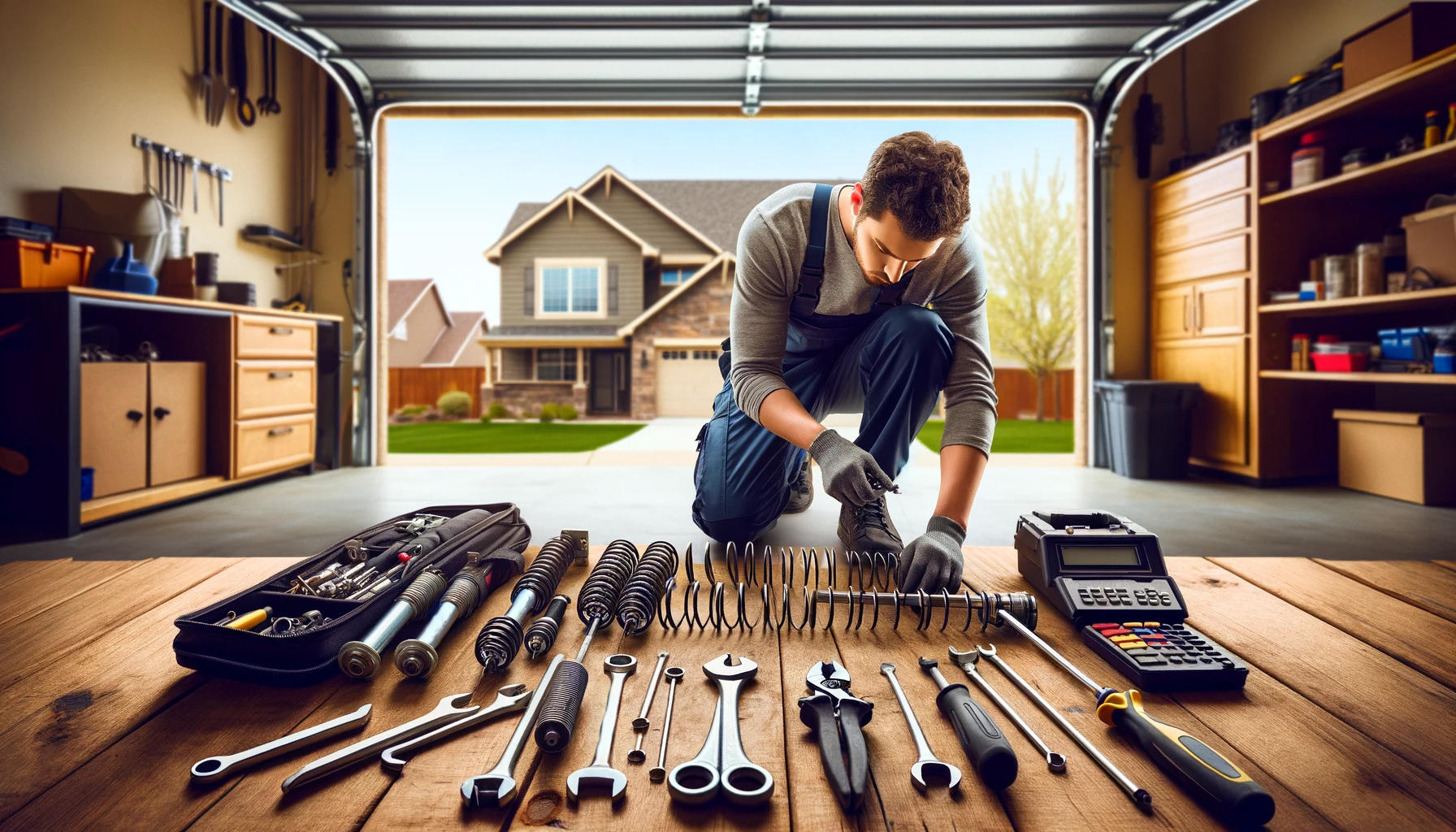 Garage door spring replacement Castle Rock