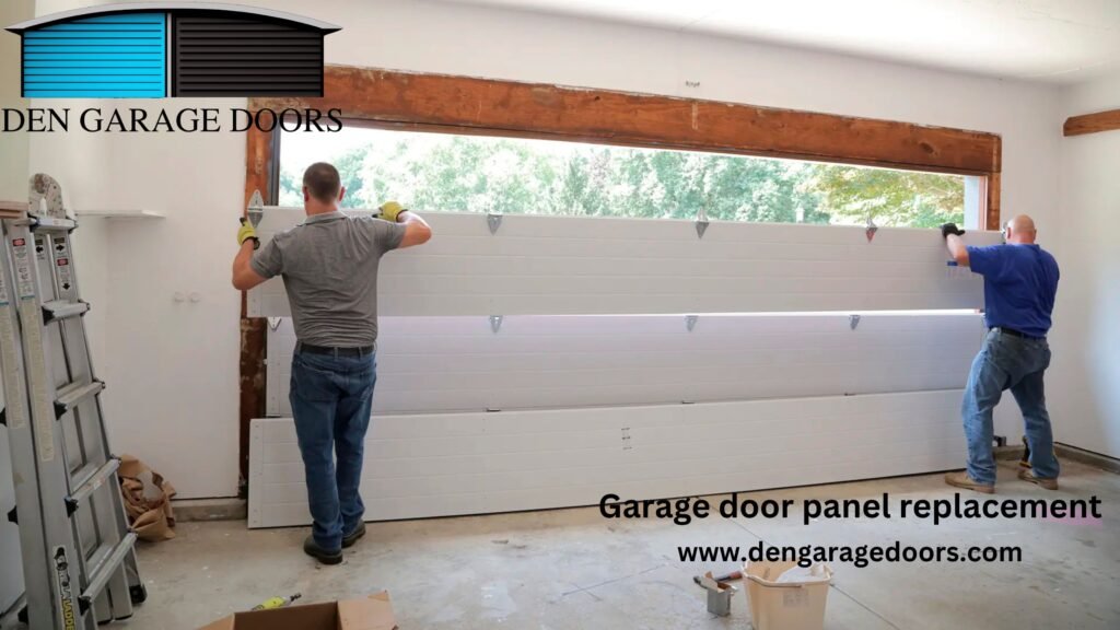 Garage door panel replacement